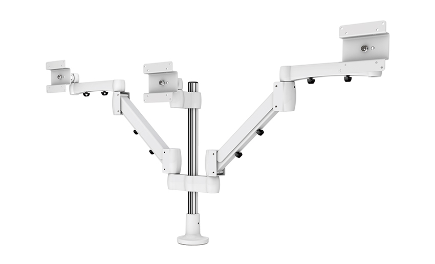 Heavy Duty Triple Monitor Mount, Søjlehøjde 400 mm